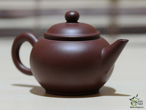 Исинский Чайник (Шуй Пин) из глины "Да Хун Пао",170мл #653