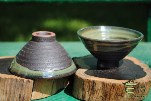 Пиала обливная глазурь (ручной работы) #49