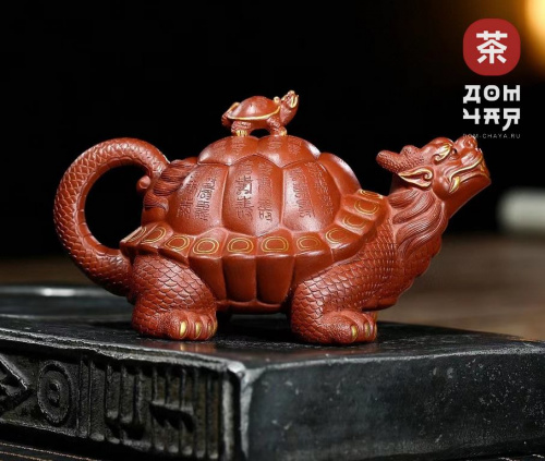 Авторский Исинский Чайник «Дракон-черепаха» SHQ #703, 300мл 