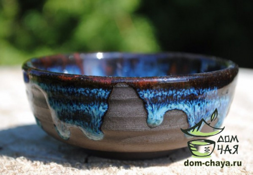 Пиала обливная глазурь (ручной работы) #58