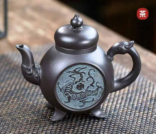 Коллекционный Исинский Чайник «Нефритовый Сосуд» SHQ, 430мл