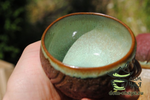 Пиала обливная глазурь (ручной работы) #54