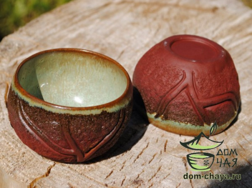 Пиала обливная глазурь (ручной работы) #54