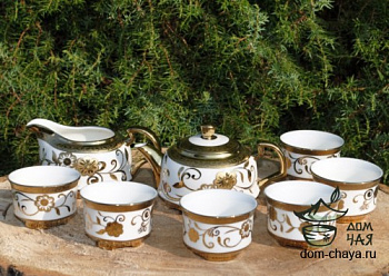 Набор посуды Фарфор «Золото» f21