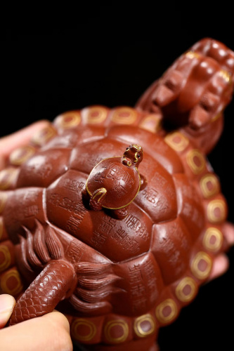 Авторский Исинский Чайник «Дракон-черепаха» SHQ #703, 300мл 