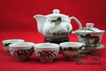 Набор посуды фарфор «Пейзаж»