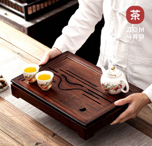 Чабань Гун Фу Венге, "Горный Ручей" (Большая) 49.5 * 33.5 * 6.5см