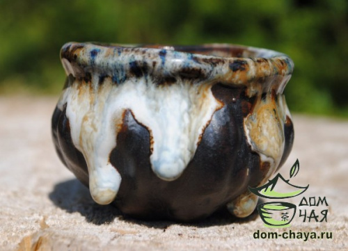 Пиала обливная глазурь (ручной работы) #64