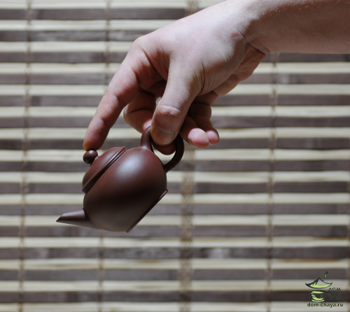 Исинский Чайник (Шуй Пин) из глины "Да Хун Пао",170мл #653