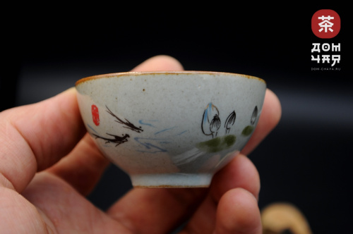 Пиала керамика, селадон #85, 50мл.