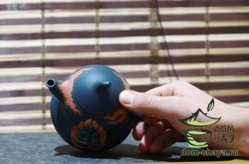 Исинский Чайник Будда "Синяя глина" SHQ #559