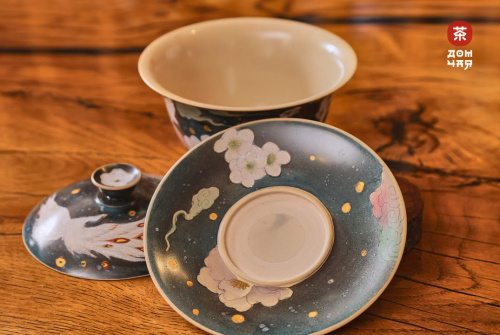 Глининая Гайвань "Внутренний Двор Императора", Цзиньдэджэнь, 170мл