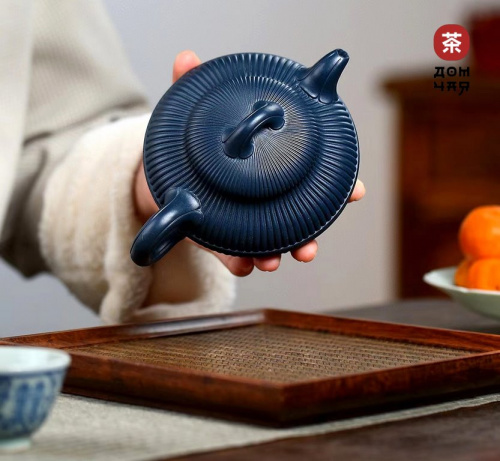 Авторский Исинский Чайник "Синяя глина", SHQ #717, 310мл.