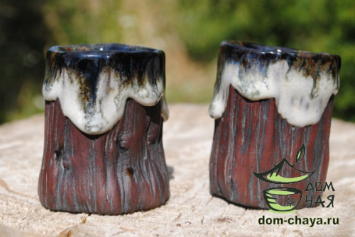 Пиала обливная глазурь (ручной работы) #66