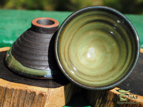 Пиала обливная глазурь (ручной работы) #49