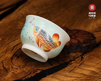 Пиала "Кормилица". Цзиньдэчжэньский фарфор, ручная роспись, 110 мл. №2