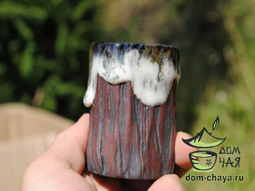 Пиала обливная глазурь (ручной работы) #66