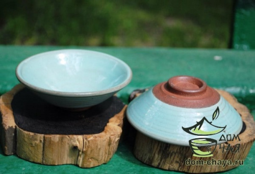 Пиала обливная глазурь (ручной работы) #43