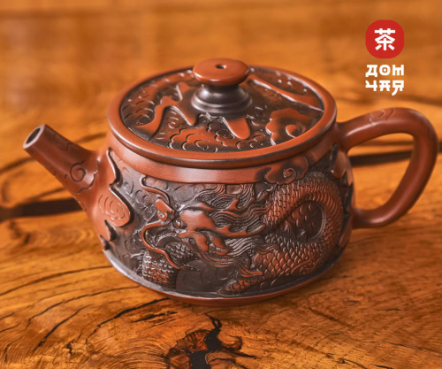 Чайник 450мл "Полет Феникса", цзяньшуйская керамика