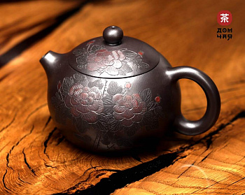 Авторский Исинский Чайник "Си Ши", Дровяной Обжиг «глина Лао Цзи Ни» SHQ #720, 250мл