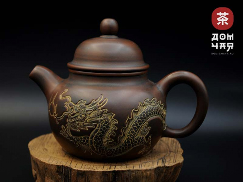 Авторский Чайник из Циньчжоу "Дракон" #69, 190мл.