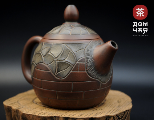 Авторский Чайник из Циньчжоу "Китайская крепость" #78, 140мл.