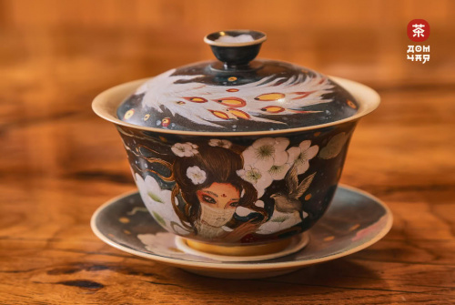 Глининая Гайвань "Внутренний Двор Императора", Цзиньдэджэнь, 170мл