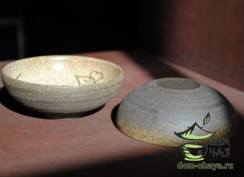 Пиала обливная глазурь (ручная роспись) #31