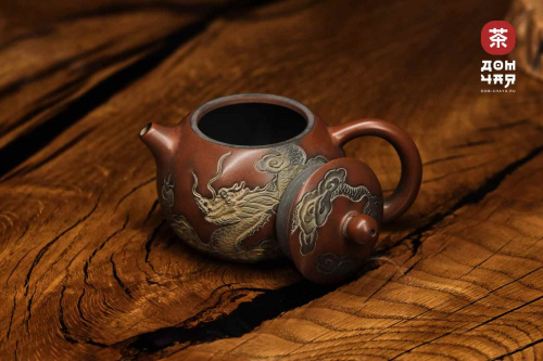 Авторский Чайник из Циньчжоу "Сиши", Дракон #246, 170мл
