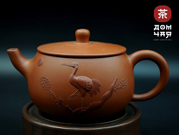 Авторский Исинский чайник "Журавлик" #691, 155мл.