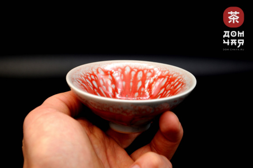 Пиала керамика, обливная глазурь #90, 60мл.