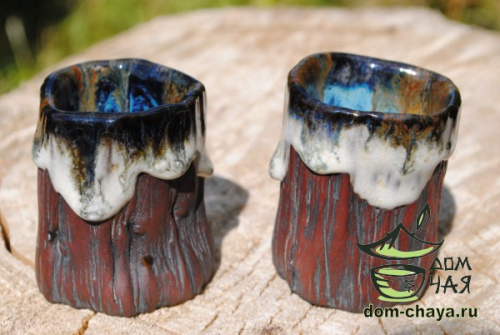 Пиала обливная глазурь (ручной работы) #66