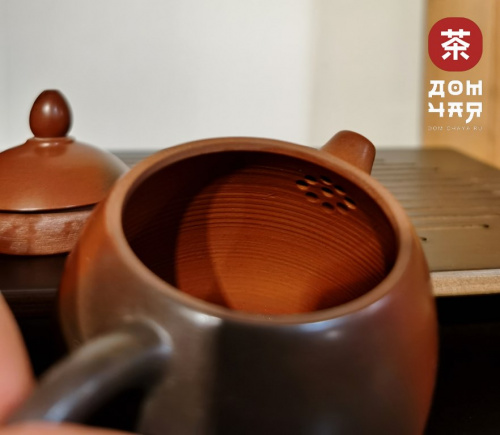 Авторский Чайник из Гуанси "Яйцо дракона, Дровяной обжиг" #118, от 80 до 130мл.