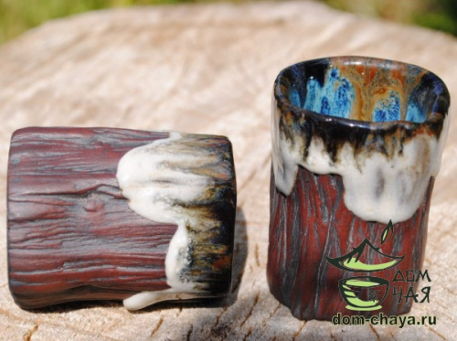 Пиала обливная глазурь (ручной работы) #66