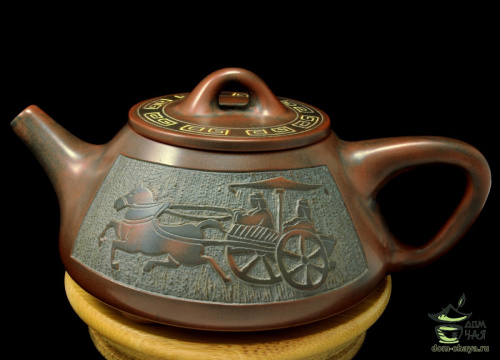 Авторский Чайник из Циньчжоу Колесница Императора #36