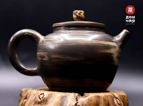 Авторский Чайник из Гуанси, Зебра "Комбинированный стиль" #233, 210мл