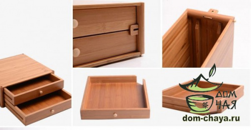 Двойной короб для хранения и разделки Пуэра