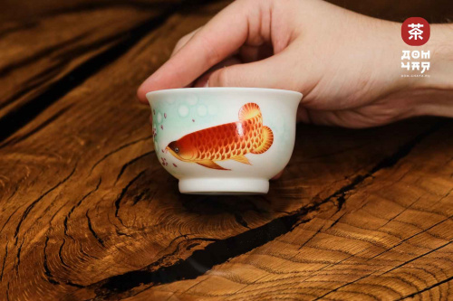 Пиала "Кормилица". Цзиньдэчжэньский фарфор, ручная роспись, 110 мл. №4