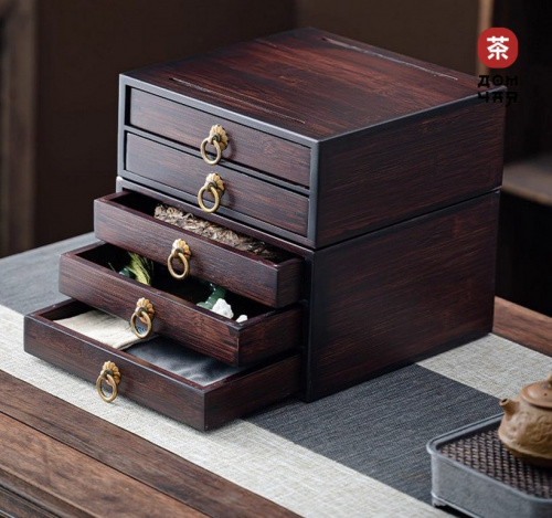 Сундук для хранения прессованного чая (6 Блинов)