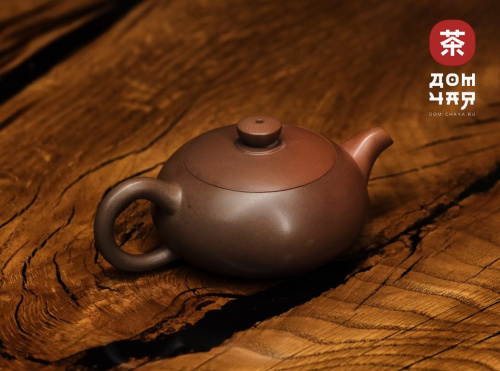 Авторский Чайник из Гуанси "Плоский Сиши" #267, 100мл.