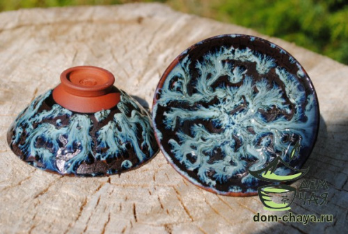 Пиала обливная глазурь (ручной работы) #61