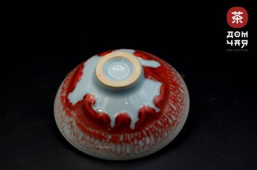 Пиала керамика, обливная глазурь #90, 60мл.