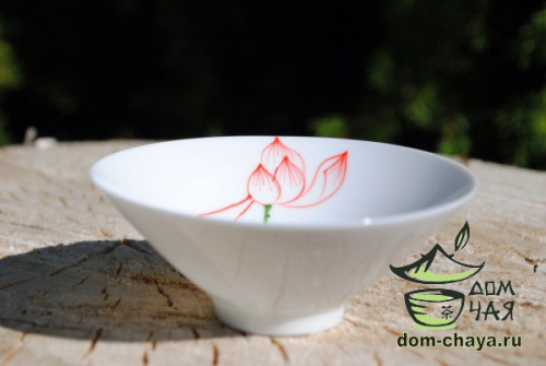 Пиалы из тонкостенного Фарфора ручной росписи f76, 85мл.