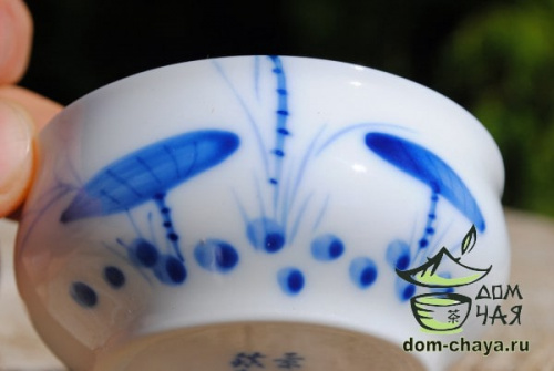 Пиалы из тонкостенного Фарфора ручной росписи f11