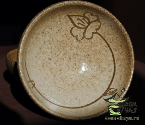 Пиала обливная глазурь (ручная роспись) #30