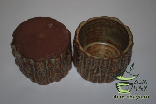 Пиала обливная глазурь «Ю Тао» (Бамбук) #14