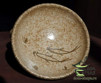 Пиала обливная глазурь (ручная роспись) #31