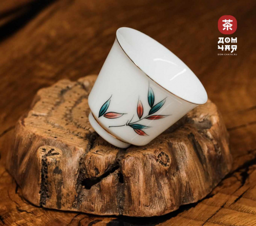 Пиала "Бамбук" Ручная Роспись, 45мл.