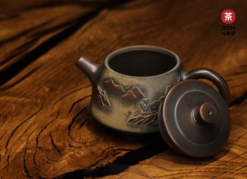 Авторский Чайник из Циньчжоу "Горная Деревня" #252, 180мл