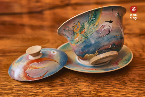 Глининая Гайвань "Журавлинная Песня", Цзиньдэджэнь, 170мл